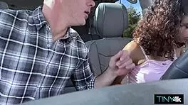 Isabella Jules Masters Driving Her Instructor’s Big Stick Shift Hard.