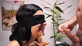 Is this a game? Father-in-law gives facial cum.