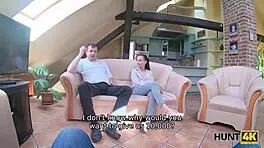 Hunt4k young 18+ lovers cant leave the city so why girl gets fucked