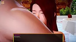 Redhead Teen Plays Game with Big Ass