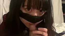 【主観ハメ撮り】 地雷系女子の濃厚フェラ 舌でチロチロ舐められて口内発射