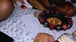 Check out this threesome with big booty beauties and a stud