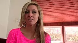 Lilly Banks Wants Daddy to Watch Her Get Fucked in Doggystyle and Receive Facial Cumshot