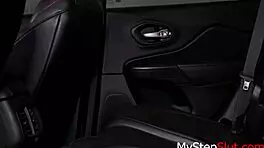 Step Dad Lifts Up Teen Skirt After Jasmine Vega