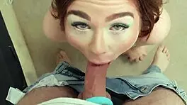 Pisswash Anal Throatfuck Leaves Redhead Slut in Tears from Rough Hole Smashing
