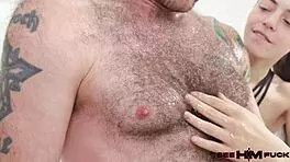 Bossman Brian Omally Dominates Kylie Quinn in Intense Oiled Doggy Fucking.