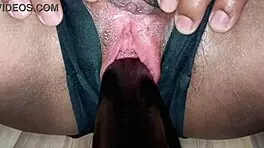 horny brunette teen gets anal fucking 😈