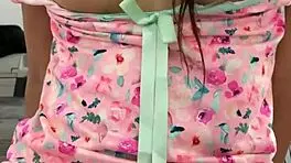 i'm caressing this curvy latina's sweet body to take her virgin pussy