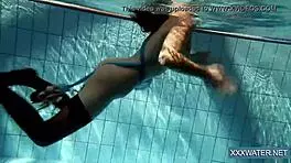 Petra's Hot Pool Fun!