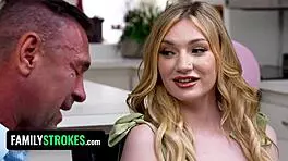 stepdaddy deflowers teen step daughter on birthday