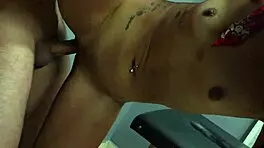 horny latina masseuse deepthroats big fat cock