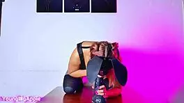 Playing With Huge Black Cock