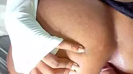 The young girl pleads with daddy to stop as her ass is dilated and hot, causing pain.