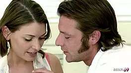 I crave this sexy teen 18+ couple’s intense bedroom action