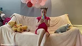 Hey, she’s a tiny 18+ sweetie, so naughty, do you like her solo play?