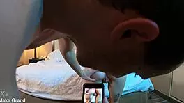 Hot tatted woman moans as cum drips from creampie 😘