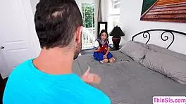 stepbrother films himself with stepsister in intimate moment