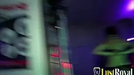 Swinger Club Teen Has Anal Sex FFM Threesome with Missionary Cowgirl and Sucking