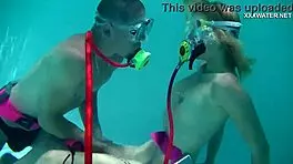 cum everywhere in the pool from blowjobs of cruz