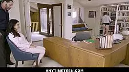 freeuse fucking my new teen employee at work, cierra bell and violet starr