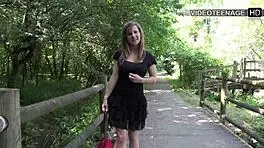 Big Boobs 18-Year Lucie Feels Nervous at First Casting