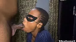 stepsister shows she's good at giving blowjob