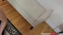 Peyton Robbie delivers steamy POV blowjob action