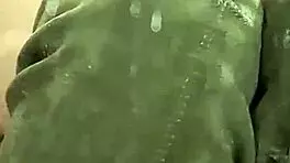 Elza Kom Strips In Sexy Nylon