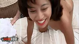 Petite Asian Babe Betty Takes Huge Cock Deep!