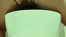 I squirted during asian teen anal in bathroom...