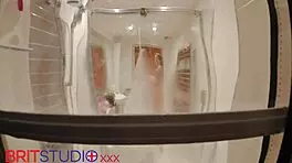 You watch your neighbour in the shower.