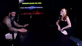 Sexy Brazilian Woman Performs Intense Sensual Striptease Publicly