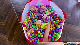 Oh God, This Tiny Blonde Stepsister Blows And Bends Over So Hot!