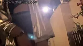 Showing Off My Tight Pussy And Small Tits In Public Skirt!