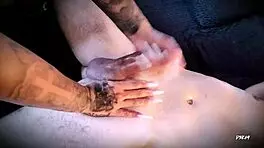 omg that tight handjob on my stepsister's cock was so hot after she came 😍