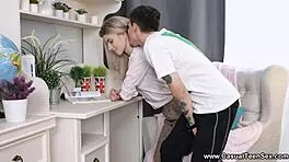 Monroe fox in casual teen studying and coed encounter