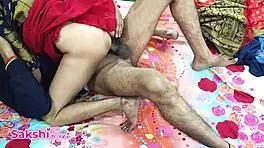 Dever Enters Room, Bhabi In Paticot Shows Sexy Big Ass, Dever Bhabi XXX Hindi Sex MMS Leaked Fucking First Time