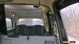 Friend's Tight Teen Sister Rides in Fake Taxi