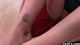 Cute Brunette With Glasses Masturbates In Casting Audition