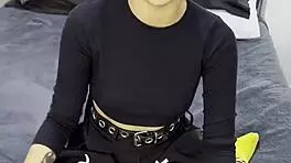 Tiny Emo Goth Teen Feels Nervous During Casting Interview Before Intense Creampie