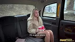 Friend's Tight Teen Sister Rides in Fake Taxi