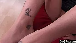 Cute Brunette With Glasses Masturbates In Casting Audition