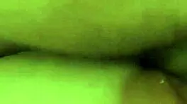 Teen couple's homemade doggystyle creampie before school