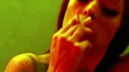 Addiction to Big Cock Blowjob in Sensual Lingerie