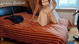 Our first intimate moment after the wedding