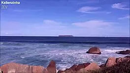 cenas fantásticas da praia de naturismo mais linda do brasil