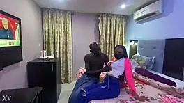 old man order petit prostitute to hotel room for a good fuck