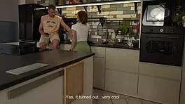 Hey, why does this hot American MILF stepmom want cock in pie and not me? Stick it in her POV!