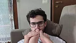 POV Stepsister Seduces Me with Footjob to Explosive Finish