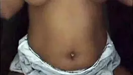 ebony milf flashes huge tits 😍